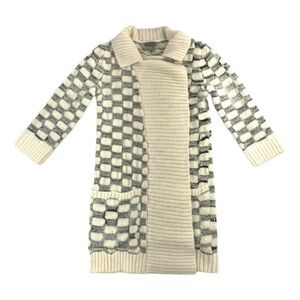 Ecote Wool Blend Open Front Long Cardigan